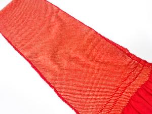 正絹　振袖用　絞り　帯揚げ